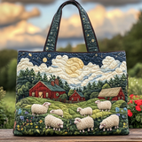 Pecora Felice Borsa Tote Trapuntata