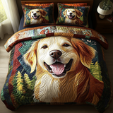 Set di Biancheria da Letto Trapuntata 3 Pezzi Coda Felice