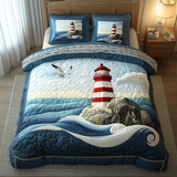Set di Biancheria da Letto Trapuntata 3 Pezzi Vista del Porto