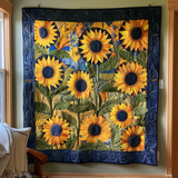 Girasole del Raccolto Coperta Trapuntata