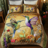 Heartbeats in Flight 3-Piece Quilted Bedding Set NCU0NT2740