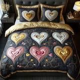 Set di Biancheria da Letto Trapuntata 3 Pezzi Armonia Sentita
