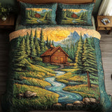 Set di Biancheria da Letto Trapuntata 3 Pezzi Sussurri di Hearthside