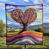 Armonia del Cuore della Terra Coperta Trapuntata