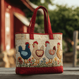 Armonia del Pollaio Borsa Tote Trapuntata