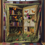 Giardino di Libri Nascosto Coperta Trapuntata