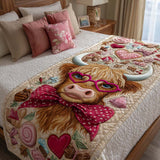 Innamorata delle Highlands Runner da Letto Trapuntato