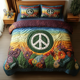 Set di Biancheria da Letto Trapuntata 3 Pezzi Spirito di Hippie