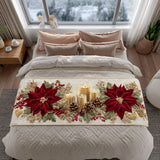 Fiore delle Feste Runner da Letto Trapuntato
