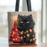Gatto delle Feste Borsa Tote Trapuntata