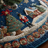 Guardia delle Feste Copri Base per Albero di Natale Trapuntato
