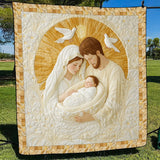 Sacra Famiglia Coperta Trapuntata