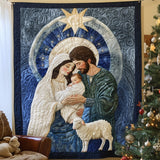 Notte Santa Quilt Artistico da Parete