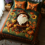 Set di Biancheria da Letto Trapuntata 3 Pezzi Gnomi della Casa di With del Raccolto