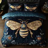Set di Biancheria da Letto Trapuntata 3 Pezzi Rifugio di Honeycomb