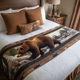 Orso del Bosco di Miele Runner da Letto Trapuntato