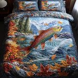 Set di Biancheria da Letto Trapuntata 3 Pezzi Spruzzo di Hook