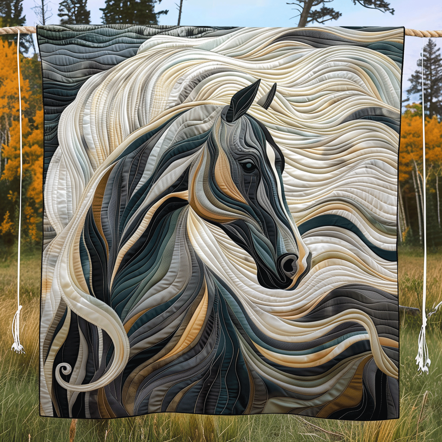 Grazia del Cavallo Coperta Trapuntata