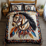 Set di Biancheria da Letto Trapuntata 3 Pezzi Sogno del Cavallo