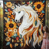 Sogno del Cavallo Quilt Artistico da Parete