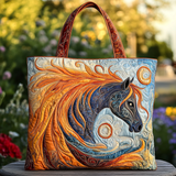 Sogno del Cavallo Borsa Tote Trapuntata