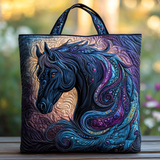 Galoppo del Cavallo Borsa Tote Trapuntata