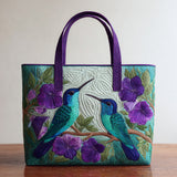 Duo di Colibrì Borsa Tote Trapuntata