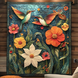 Vento del Colibrì Coperta Trapuntata