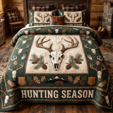 Set di Biancheria da Letto Trapuntata 3 Pezzi Stagione di Hunting
