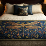 Fioritura Imperiale Runner da Letto Trapuntato