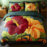 Set di Biancheria da Letto Trapuntata 3 Pezzi Petali dell'Isola