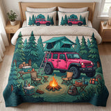 Camping 3-Piece Quilted Bedding Set NCU0VT382