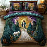 Set di Biancheria da Letto Trapuntata 3 Pezzi Pecora del Gesù di Found di Lost