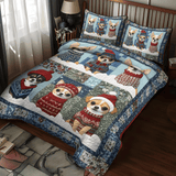 Set di Biancheria da Letto Trapuntata 3 Pezzi Campana di Jingle di Chis