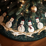 Copri Base per Albero di Natale Trapuntato