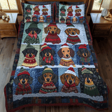 Set di Biancheria da Letto Trapuntata 3 Pezzi Zampe Gioviali di Doxie