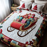 Set di Biancheria da Letto Trapuntata 3 Pezzi Slitta Gioviale