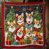 Gioiosa Festa del Corgi Coperta Trapuntata