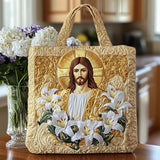 Canto Gioioso del Salvatore Borsa Tote Trapuntata