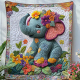 Elefante Coperta Trapuntata