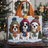 Branco di King Charles Borsa Tote Trapuntata