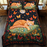 Set di Biancheria da Letto Trapuntata 3 Pezzi Sogni del Gattino