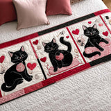 Gattino di San Valentino Runner da Letto Trapuntato