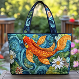 Sogno di Koi Borsa Tote Trapuntata