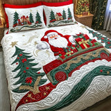 Set di Biancheria da Letto Trapuntata 3 Pezzi Kris Kringle Express