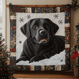 Gioia della Nevicata del Labrador Coperta Trapuntata