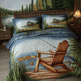 Set di Biancheria da Letto Trapuntata 3 Pezzi Riva del Lago e Fuga di Chair