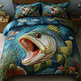 Set di Biancheria da Letto Trapuntata 3 Pezzi Eredità di Largemouth