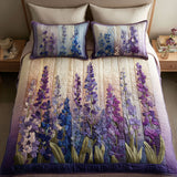 Set di Biancheria da Letto Trapuntata 3 Pezzi Lavanda di Haze
