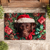Labrador con Dono di Foglie Zerbino